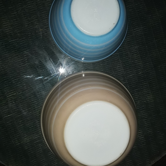 Vintage Pyrex; candy striped blue 401 - Picture 4 of 7
